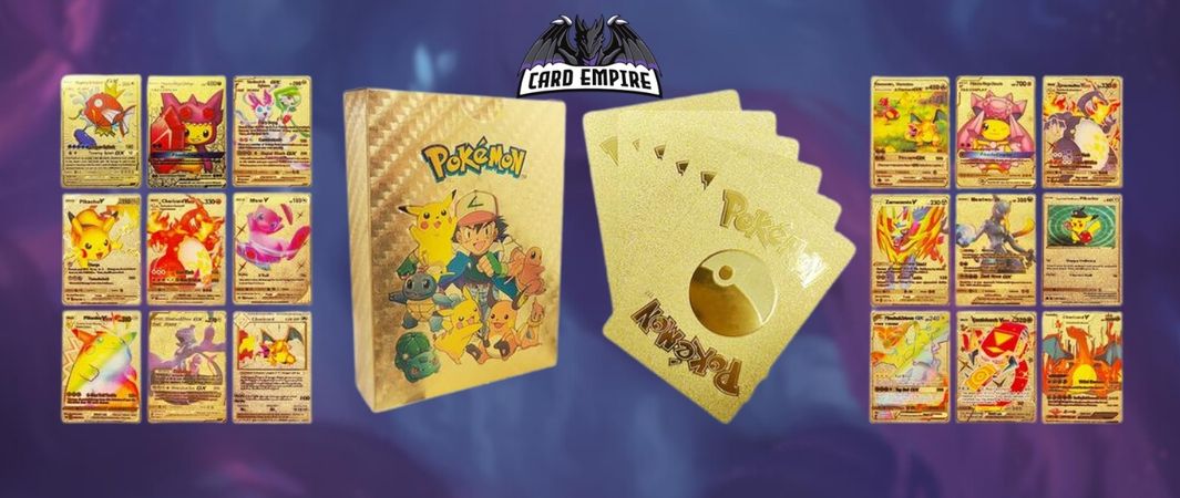 zlaté pokémon karty cover